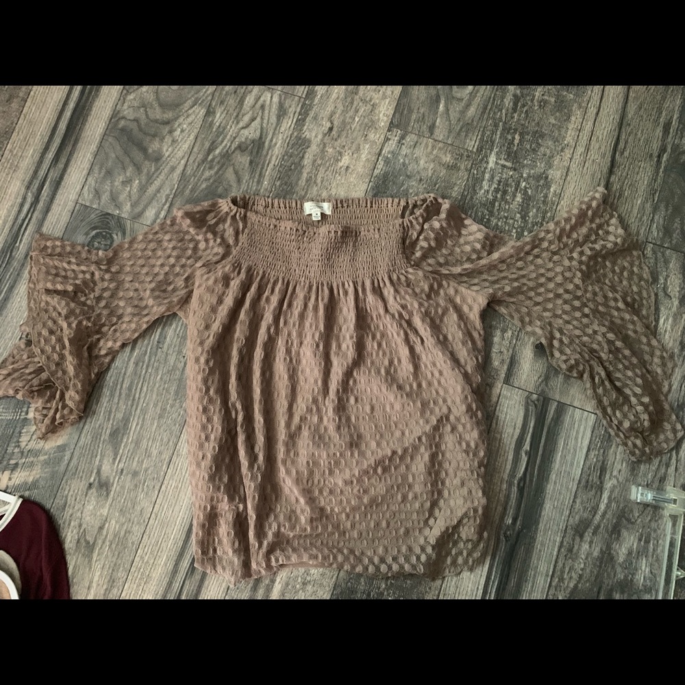 Off the shoulder blouse